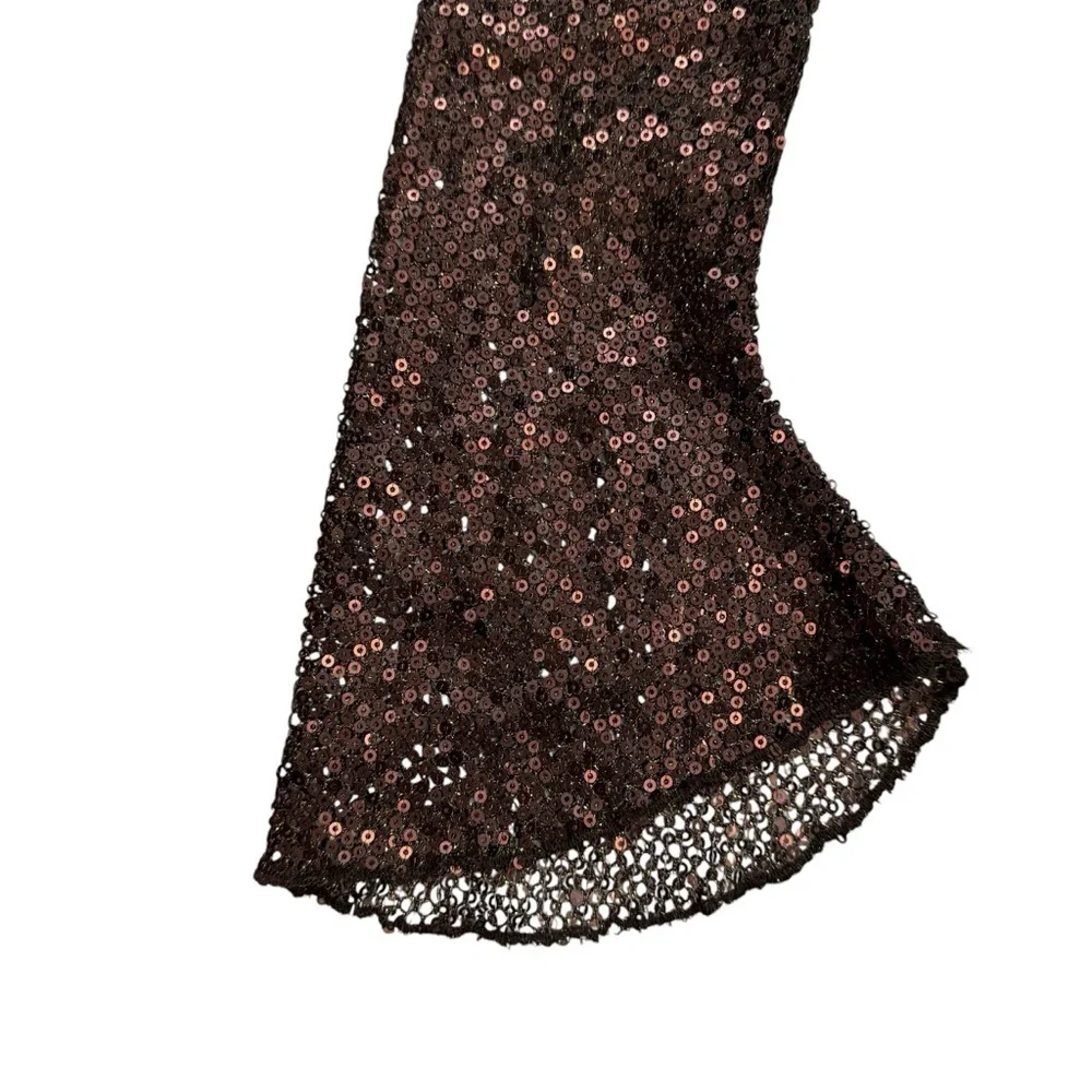 New Free People Late Night Disco Layering Hot Fudge Top Size S